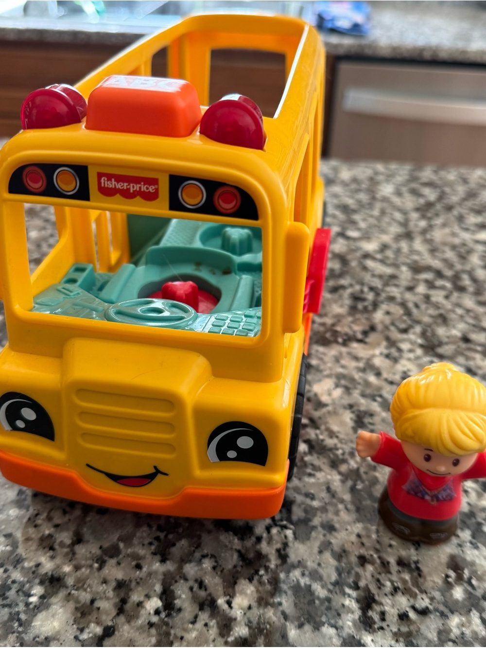 Fisher-Price little people Yellow School Bus Playset with Figure